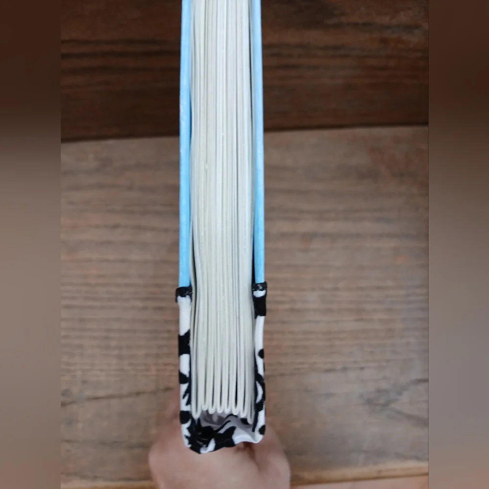 Jansen Designs Hand Crafted Purple Blue Brushed Journal Demask Spine 150 Pages